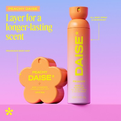 DAISE Peachy Full Body Deodorant Spray - 3.5oz