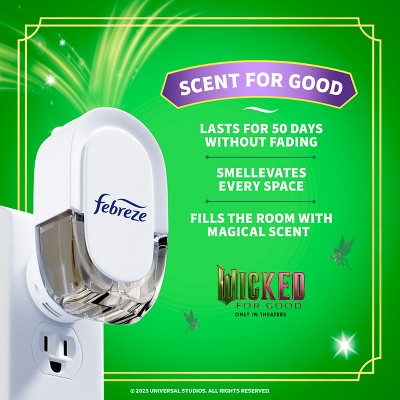 Febreze Plug Dual Refills Wicked Gain Wonderfullest Woods Air Freshener - 1.75 fl oz/2ct