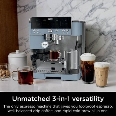 Ninja Luxe Cafe Premier Series 3-in-1 Espresso, Coffee and Cold Brew Machine Blue (LOCAL PICKUP ONLY)