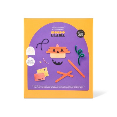 5ct Halloween Craft Stick Character Kit - Mondo Llama