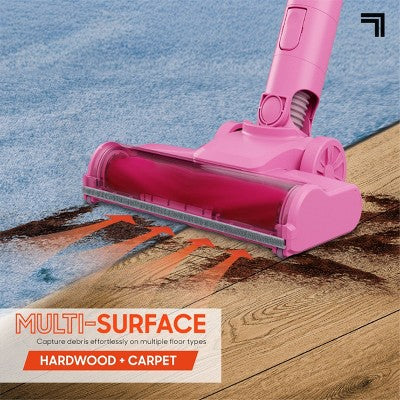 Sharper Image 2-in-1 Brushed Motor Cordless Stick and Handheld Vacuum Pink (LOCAL PICKUP ONLY)