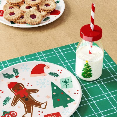 12oz Christmas Tree Tumbler with Straw - Wondershop