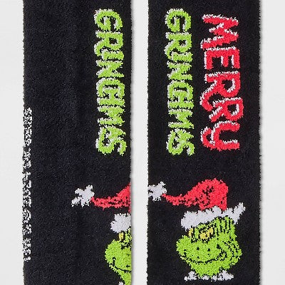 Women's The Grinch 7 Days of Cozy Crew Socks - 4-10