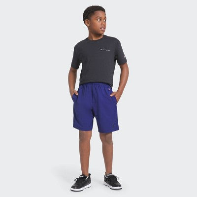 Champion Boys' Stretch Woven Shorts - Dark Blue XL