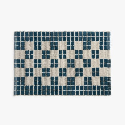 1'6"x2'6" Cotton Tile Tub Mat Cove - Parachute for Target
