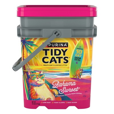Tidy Cats Bahama Sunset Clumping Scented Low Dust Cat Litter - 35lbs (LOCAL PICKUP ONLY)