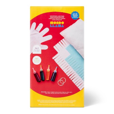 Tie-Dye Jersey Tied Pillow Craft Kit- Mondo Llama