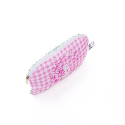 Wicked x Yoobi Pencil Pouch Wicked Gingham Dual Sided Single Zip Case with Glinda and Elphaba Designs Gifting