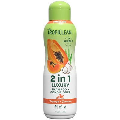 TropiClean 2-in-1 Dog Shampoo - 16oz