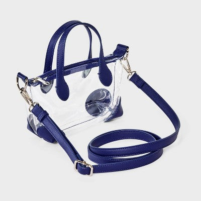 Game Day Clear Pouchette Crossbody Bag - Wild Fable Navy Blue