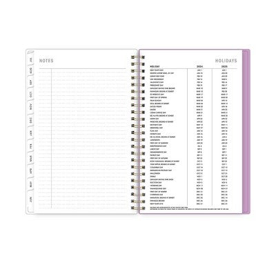 Blue Sky Artisans and Makers 2024-25 Weekly/Monthly Planner 8"x5" Artisans and Makers Tropical Leaves