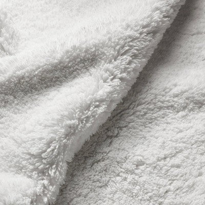 24"x40" Modal Plush Bath Rug White - Casaluna
