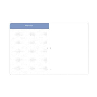 Blue Sky Monthly Teacher Lesson Stapled Planner 8.5"x1" Clear Cover Mira Pink