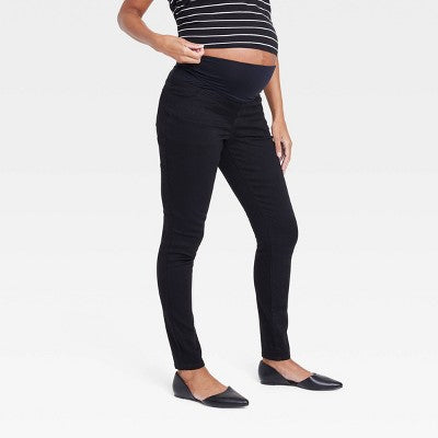 Over Belly Skinny Maternity Pants Isabel Maternity Black 18