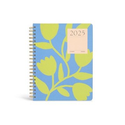 Papier 2025 Weekly/Monthly Planner 11"x9" Tulips