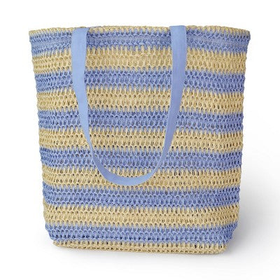 Woven Tote Blue - Bullseye's Playground