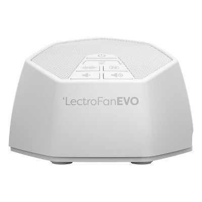 LectroFan EVO: Non-Looping Sleep Sound Machine with 22 Fan Sounds, White Noise, Ocean Sounds, Sleep Timer, White.