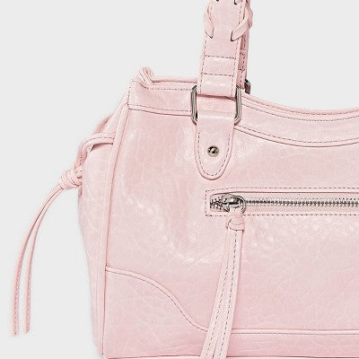 Whipstitch Handle Satchel Bag - Wild Fable with Olivia Dayton Pink