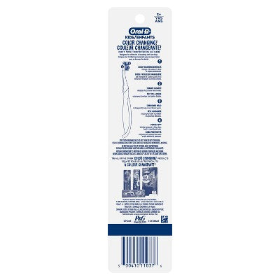 Oral-B Kids' Manual Toothbrush with Extra Soft Color Changing Bristles - 2ct