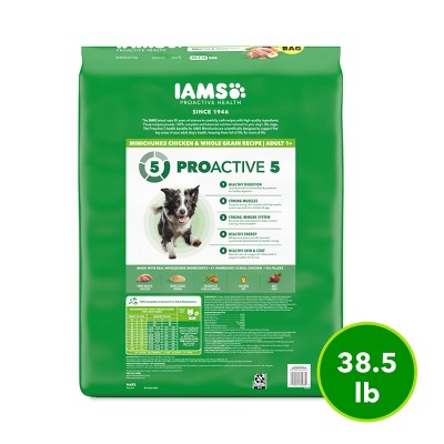 IAMS Proactive Health Minichunks Chicken and Whole Grain Adult Dry Dog Food - 38.5lbs (LOCAL PICKUP ONLY)
