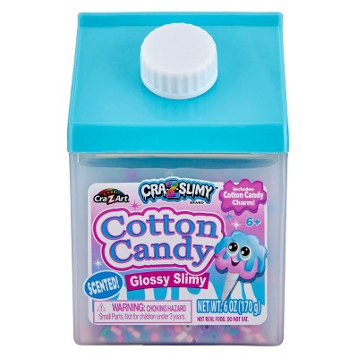 Cra-Z-Slimy Cotton Candy Glossy Scented Slime with Charm