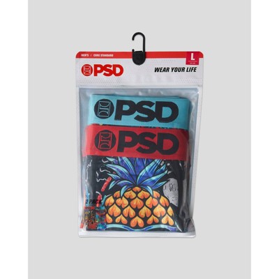 PSD Men's Tropical Pineapple Print Briefs - L