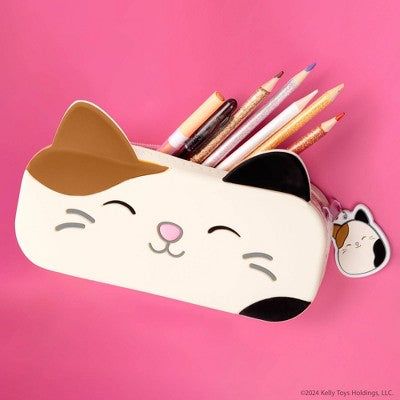 Cam Squishmallows Silicone Pencil Pouch with Charm Pull