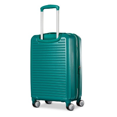 Sarah Jessica Parker Signature Hardside Expandable Carry On Spinner Suitcase with 2 Packing Cubes and Shoe Bag - Emerald (LOCAL PICKUP ONLY)