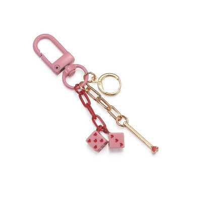 Studio Artifact Lip Charm Keychain Accessory - Dice