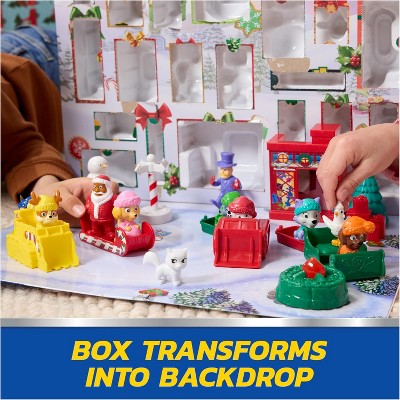Paw Patrol Holiday Rescue 2025 Advent Calendar, 24 Surprise Toys Figures, Miniature Vehicles & Accessories, Kids Toys for Boys & Girls Ages 3 and Up