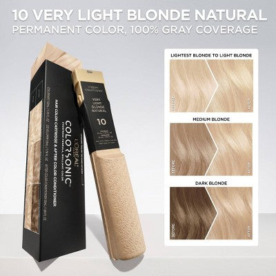L'Oreal Paris Colorsonic Permanent Hair Color Cartridge-Very Light Blonde Nat.10