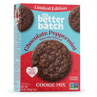 My Better Batch Chocolate Peppermint Holiday Cookie Mix - 16oz