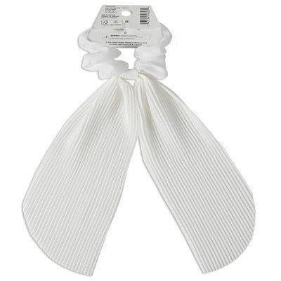 scunci Collection Scarf Scrunchie - White