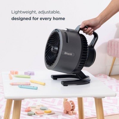 Shark FlexBreeze HydroGo Ultra-Powerful Portable Fan Mists Indoors and Outdoors FA052 Gray