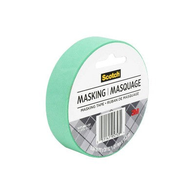 Scotch Expressions Masking Tape Green: Mint Green Colored Masking Tape, 0.94" Width, 720" Length, Art & Stationery Use