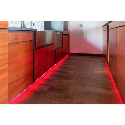 Enbrighten 12' USB-A Black Stealth Tape Light RGB Push Button