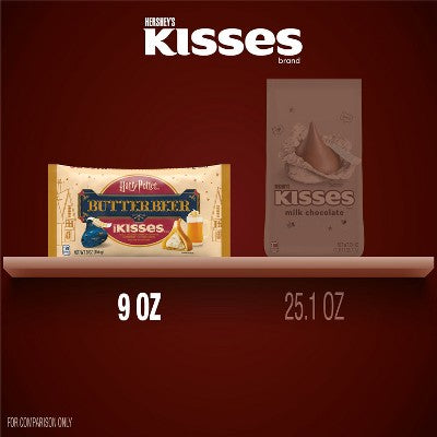 HERSHEY'S Butterbeer Kisses Easter Candy with Harry Potter Foils - 9oz