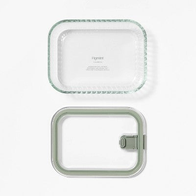 4c Rectangle Glass Meal Prep Food Storage Container - Figmint