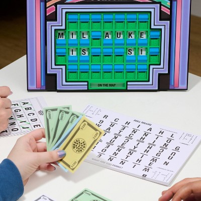 Wheel of Fortune Deluxe Game - Just Play Electronic Puzzle Game, Spin & Solve Word Game for Family Game Night, Ages 10+
