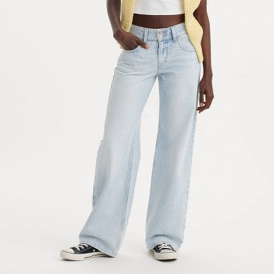 Levi's Women's Low-Rise Superlow Loose Jeans - Abraided Art 29X32