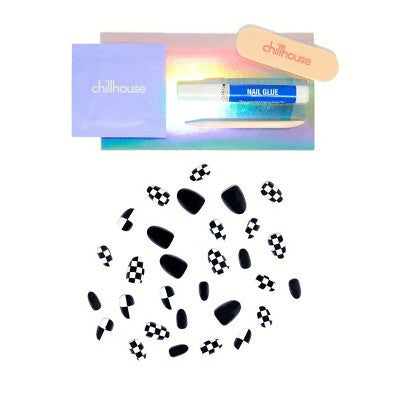 Chillhouse Chill Tips Press-On Nail Set - Design Studio - SK8TR GRL - 24ct