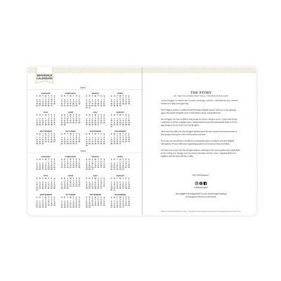 Day Designer 2025 Monthly Planner 11.22x8.66": Adult Stationery, Side Stitch Binding, Multicolored, Paper 8.5x11"