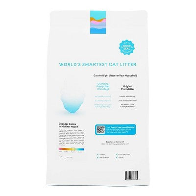 PrettyLitter Unscented Clumping Low Dust Light Weight Cat Litter - 10lbs
