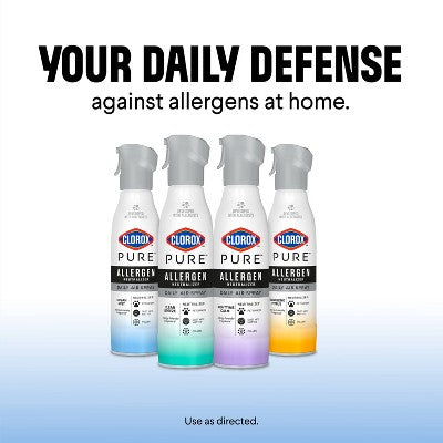 Clorox PURE Allergen Neutralizer Daily Air Spray Air Fresheners Ocean Mist - 8oz: Non-Toxic, Liquid Spray, 1-Pack
