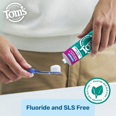 Tom's of Maine Antiplaque and Whitening Toothpaste - 4.5oz