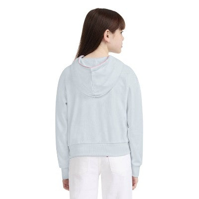 Levi's Girls French Terry Strawberry Pullover Hoodie Light Blue M