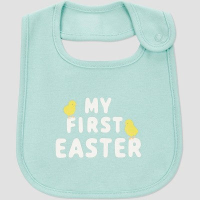 Carter's Just One You Baby Easter Endcap My First Easter Bib - Cream