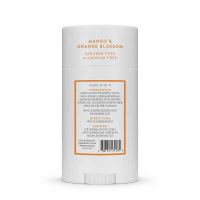 Native Deodorant - Mango & Orange Blossom - Aluminum Free - 2.65oz