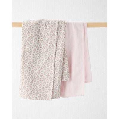 Little Planet by carter's 2pk Swaddle Blanket - Pink