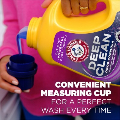 Arm & Hammer Deep Clean Odor Formula Radiant Burst Liquid Detergent 50 Loads - 75 fl oz